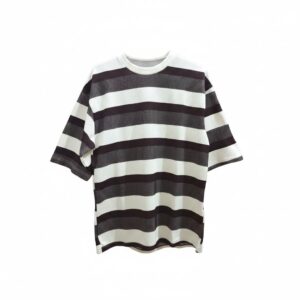 Black & White Oversized Stripe Tee